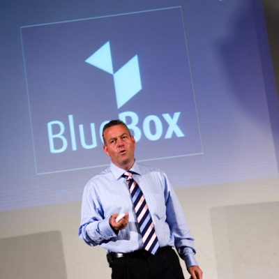 Graham Davies presenting BlueBox